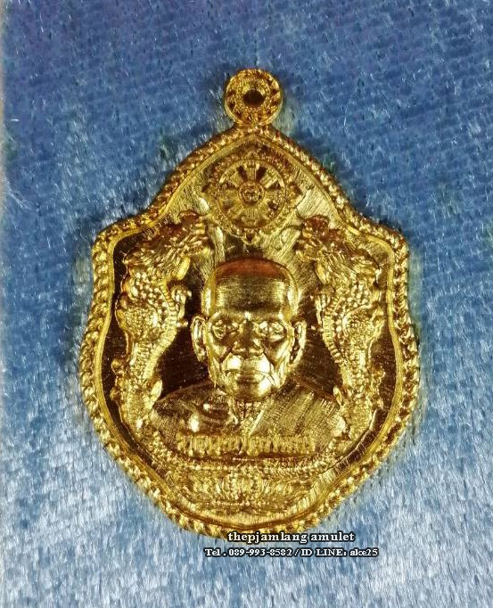 เหรียญมังกรคู่ (5) รุ่นแรก มังกรโภคทรัพย์ หลวงพ่อพัฒน์ วัดห้วยด้วน เนื้อทองฝาบาตร ปี 2561