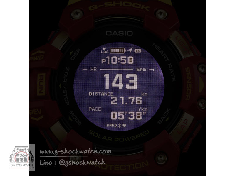 CASIO G-SHOCK นาฬิกาข้อมือ นาฬิกากันน้ำ นาฬิกาของแท้ ประกันศูนย์ CMG 1 ปี รุ่น GBD-H1000BAR-4