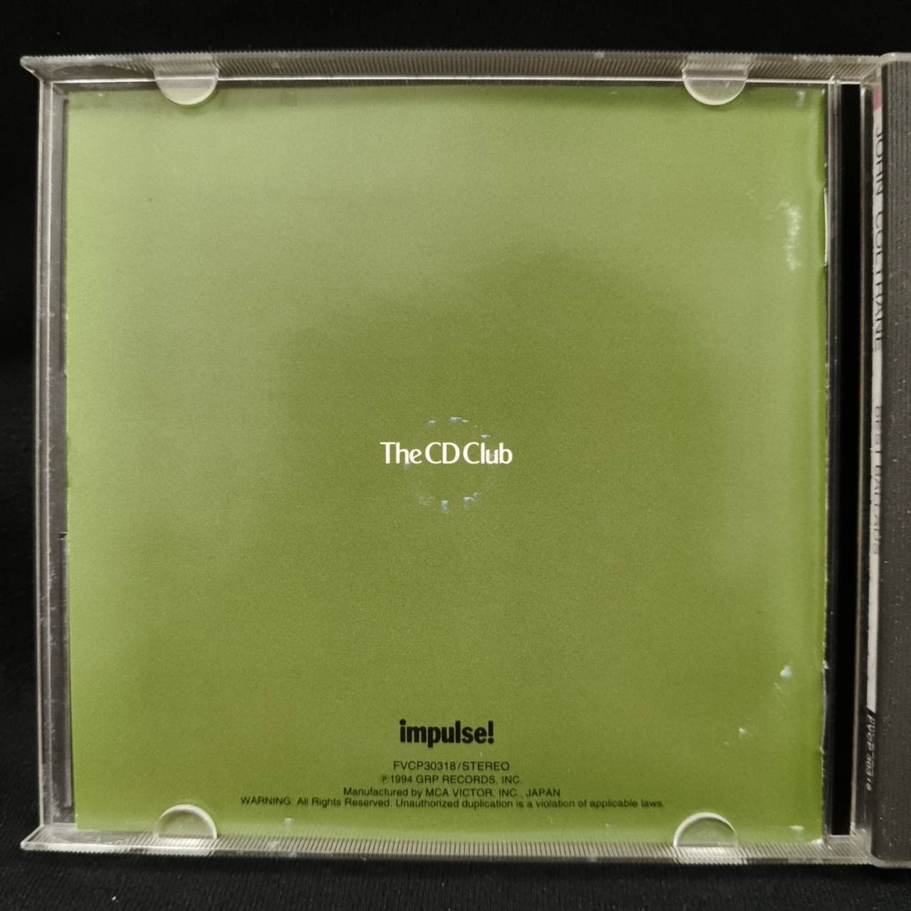 John Coltrane – Best Ballads / JAPAN / ปกในมีตำหนิเก่าเก็บ / แผ่นดี