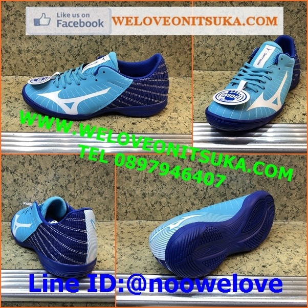 รองเท้าฟุตซอล Mizuno REBULA SALA IN สีกรมท่า หน้าเท้ากว้าง สวย คลาสสิค สีสวย โดดเด่น ชัดเจน หนานุ่ม ใส่สบายเท้า Q1GA202323
