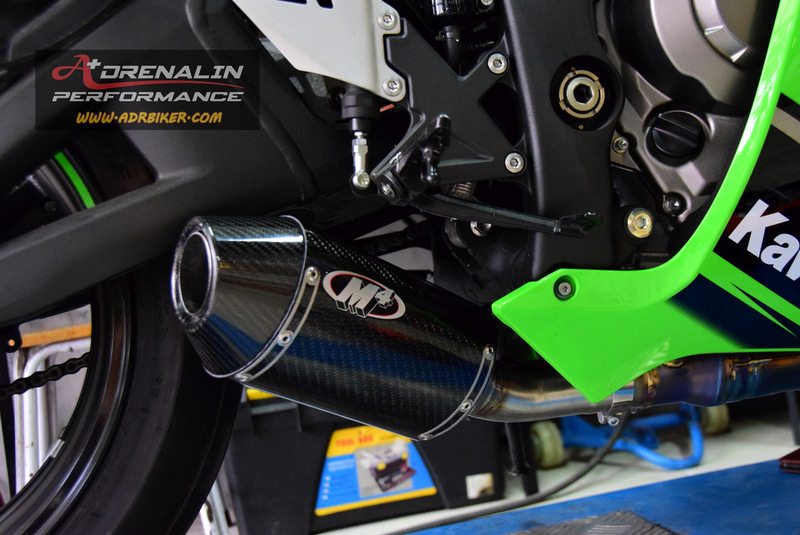 ท่อ M4 Street Slayer Carbon Slip on สำหรับ ZX10R ปี 2016 ขึ้นไป (For Exhibition only)