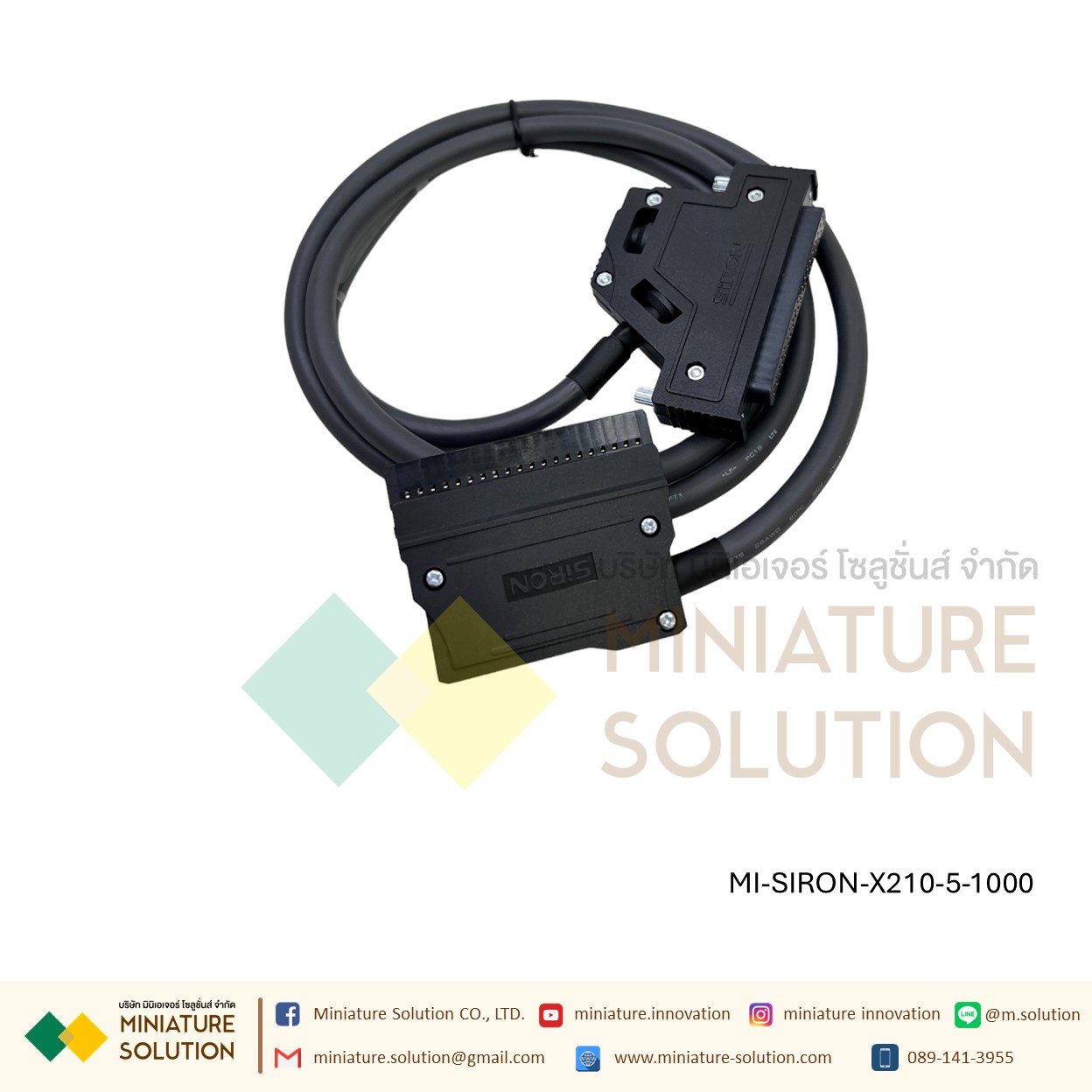 SIRON X210 สายเชื่อมต่อกับ T001 T022 กับ PLC CJ1W FX1NC FX2NC MITSUBISHI/Q SERIES QX41/42