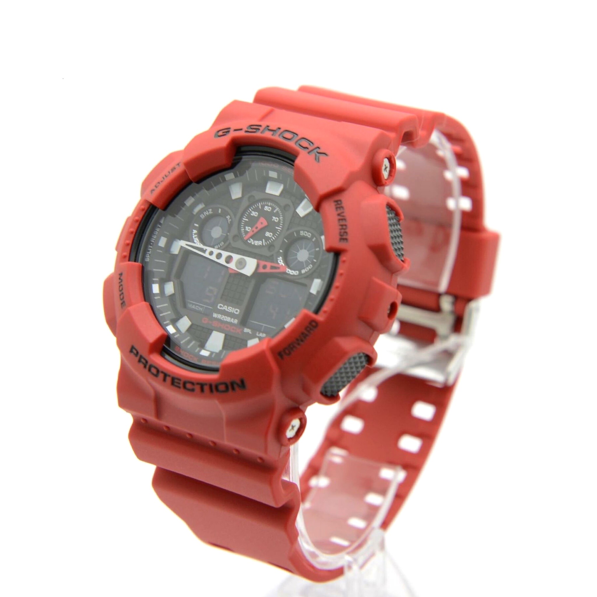 CASIO G-SHOCK นาฬิกาข้อมือ นาฬิกากันน้ำ นาฬิกาของแท้ ประกันศูนย์ CMG 1 ปี รุ่น GA-100B-4A
