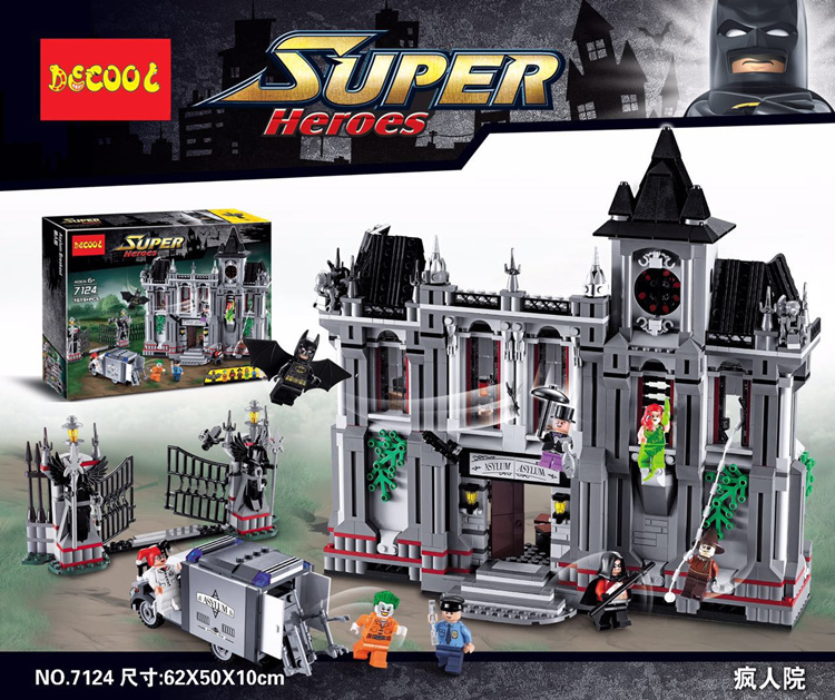 เลโก้จีน Decool.7124 ชุด Batman Movie Arkham Asylum Breakout