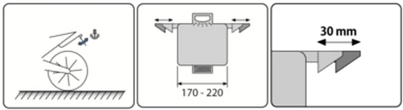 ท้ายสั้น Puig สำหรับ Triumph รุ่น Street Triple/R