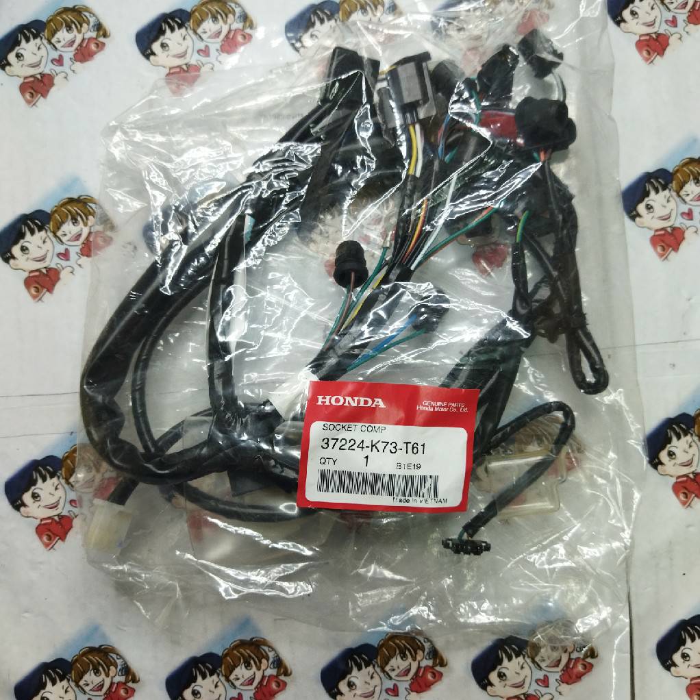สายไฟเรือนไมล์แท้ สำหรับรุ่น WAVE125I LED 2019-2021 อะไหล่แท้ HONDA 37224-K73-T61