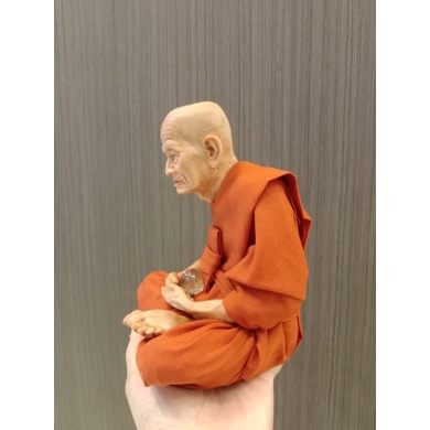 หลวงปู่ทวด พระเกจิอาจารย์ องค์ไม่ใส่ผม หน้าตัก5นิ้ว เนื้อเรซิ่นไฟเบอร์แข็งแรง องค์สวย