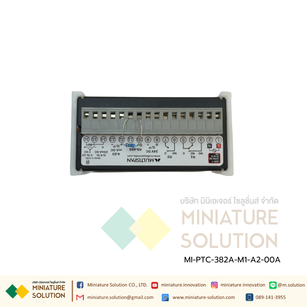 Universal Programmable controller with RS-485 MODBUS, 48x96 Multispan
