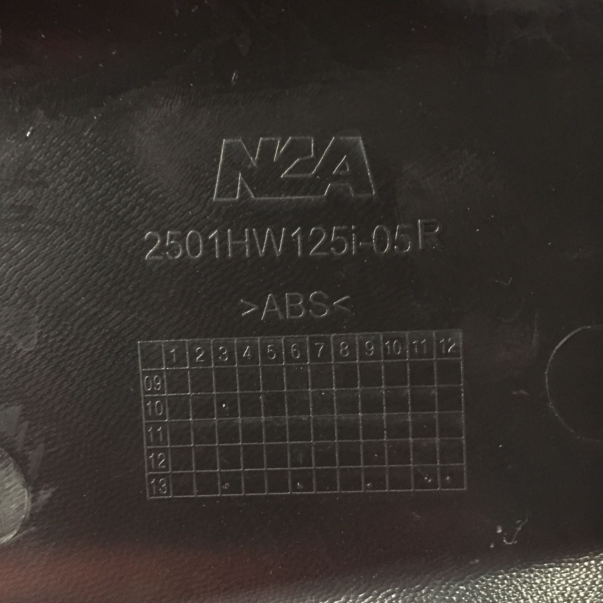ฝาครอบตัวถัง (ตัวยาว) R/L สีแดงสด R263 สำหรับรุ่น WAVE125i ปี 2005 อะไหล่เทียบ NCA (นำเจริญ) 2501HW125I263 รหัสเทียบ : ขวา64410-KPH-700ZF/ซ้าย64420-KPH-700ZF
