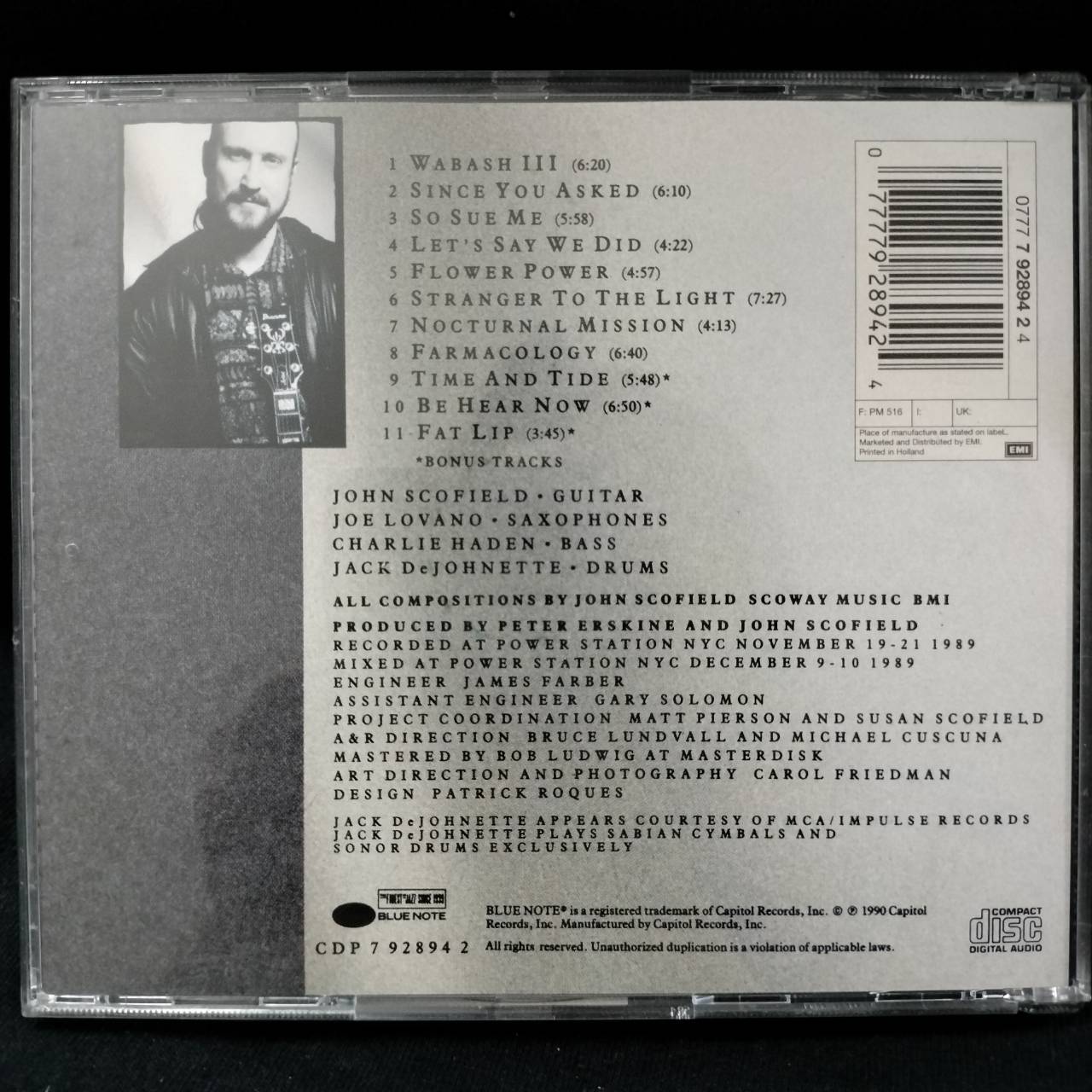 John Scofield – Time On My Hands / HOLLAND / แผ่นดี