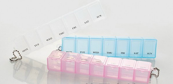 กล่องใส่ยาแบบ7ช่อง,พรีออเดอร์,ไม่มีสต๊อก