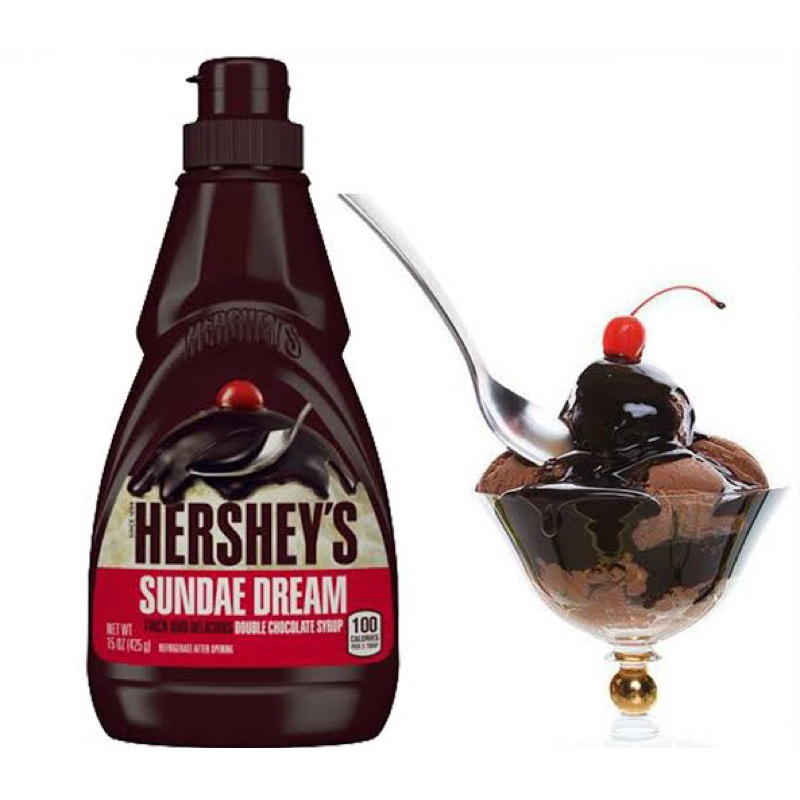 Sundae Dream Double Chocolate Syrup ตรา Hershey's ขนาด 425 g. (05-0809)