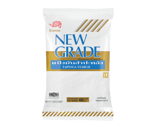 แป้งมันสำปะหลัง ตรานิวเกรด New Grade Tapioca Starch 400 g. (01-8270)