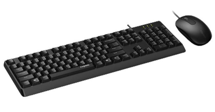RAPOO X130PRO Wired Mouse & Keyboard Combo