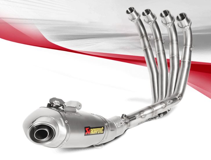 ท่อ Akrapovic full system (Titanium) สำหรับ CB650/F (For Exhibition only)
