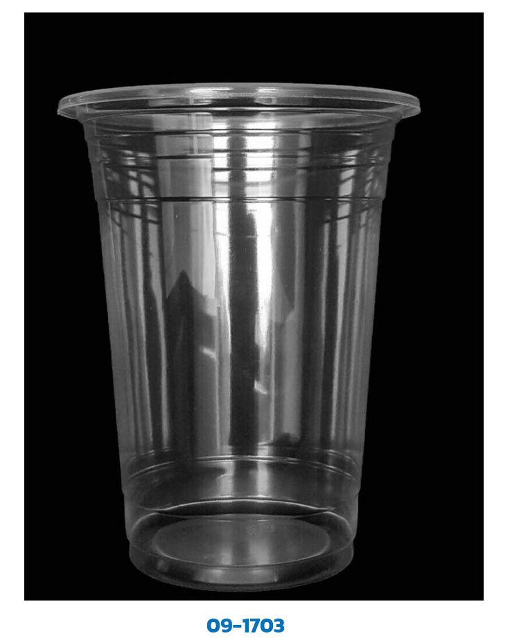 ถ้วย 16 oz. PP เรียบใส ปาก 95 (50 ใบ/ห่อ) (09-1703)