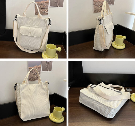 กระเป๋าผ้าลูกฟูก