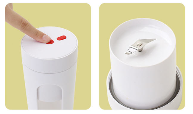 แก้วปั่นน้ำผลไม้,แก้วน้ำปั่นแบบพกพาขนาดเล็ก,แก้วปั่นอัตโนมัติไฟฟ้า,300ml