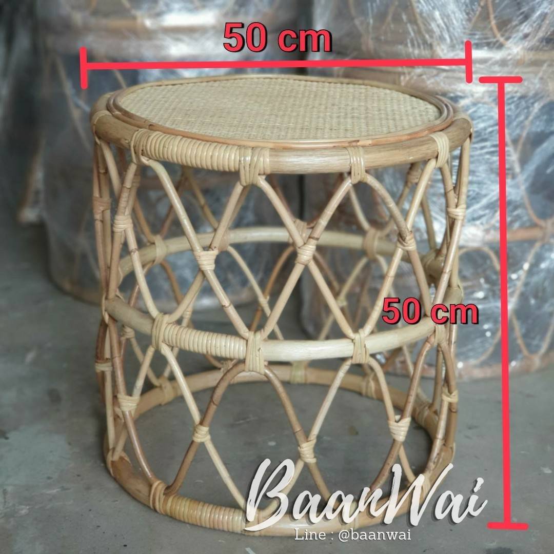 โต๊ะหวายแท้