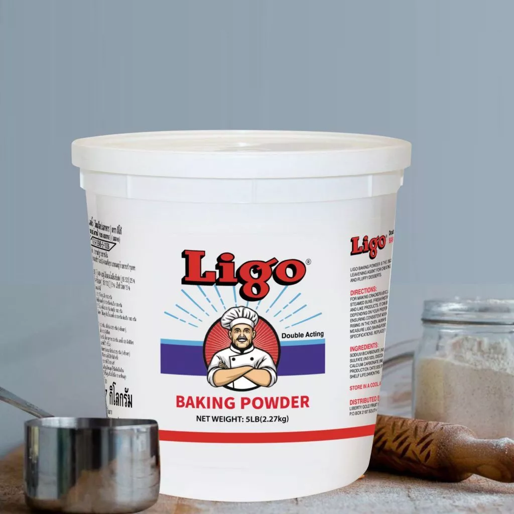 ผงฟู ลิโก้ ดับเบิลแอคติ้ง Ligo Double Acting Baking Powder 2.27 Kg. (05-9386)