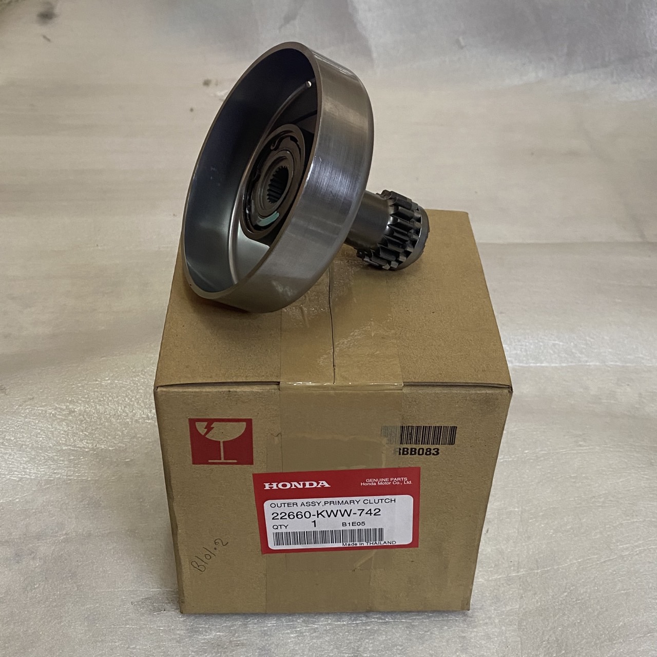 22660-KWW-742 ชุดเรือนคลัทช์แรงเหวี่ยงสตาร์ทมือ (EXEDY) WAVE110I 2012-2020 , SUPER CUB 2013-2017 อะไหล่แท้ HONDA