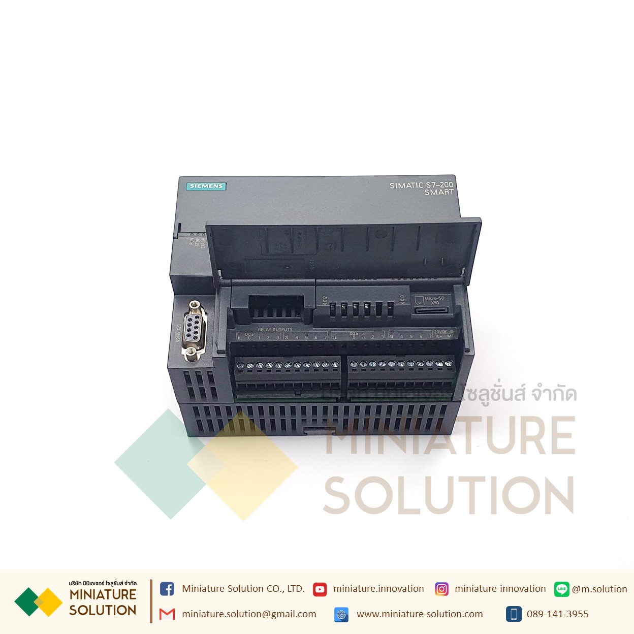 ซีเมนต์ SIMATIC S7-200 SMART PLC CPU SR20 SR30 SR40 ST20 ST30 CR20 SIEMENS analog module AE04 AE08 AM03 AM06 SB CM01 AQ01 AE01 (SR40)