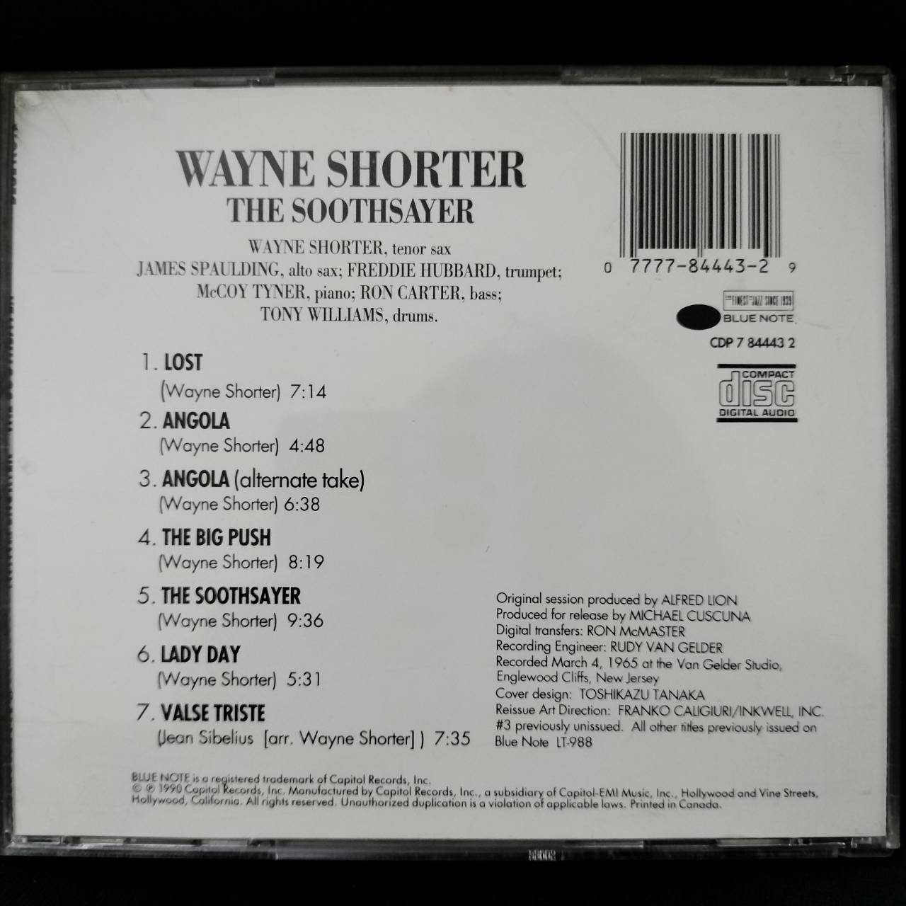 Wayne Shorter – The Soothsayer / CANADA / แผ่นดี