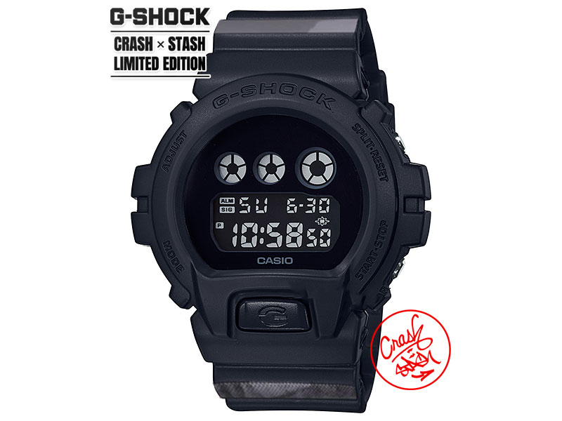 CASIO G-SHOCK นาฬิกาข้อมือ นาฬิกากันน้ำ นาฬิกาของแท้ ประกันศูนย์ CMG 1 ปี DW-6900BBA-1STCR ดำ