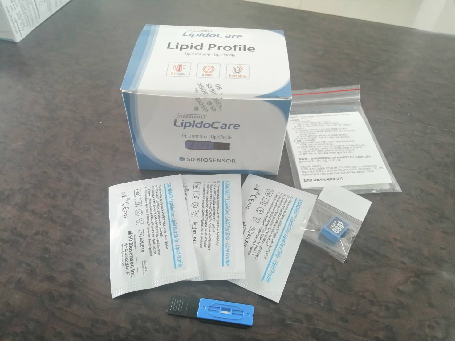 แถบตรวจไขมัน SD LipidoCare Strip ( 25 Test)