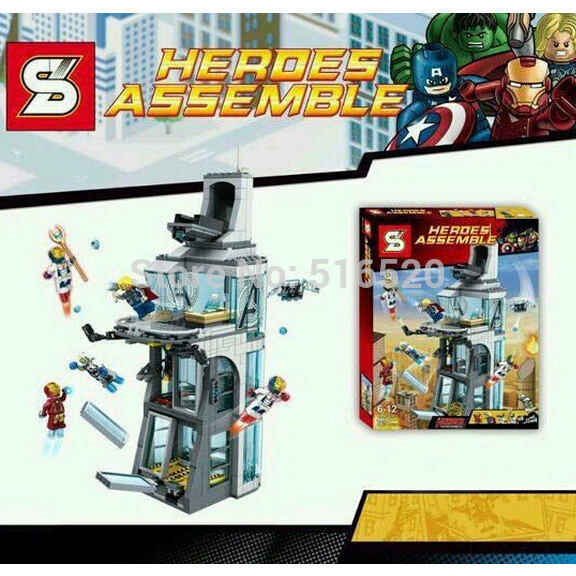เลโก้จีน SY 370 ชุด Avengers Tower