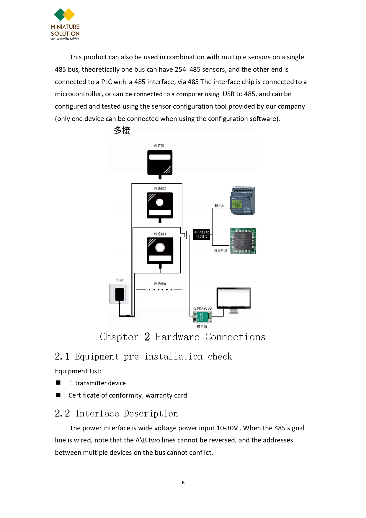 เซนเซอร์ตรวจสอบคุณภาพอากาศ Weather Station Sensor Temperature Humidity Light PM10 PM2.5 Noise RS485 Modbus RTU Outdoor RS485 output (อุณหภูมิ ความชื้น แสง เสียง ฝุ่น PM10)