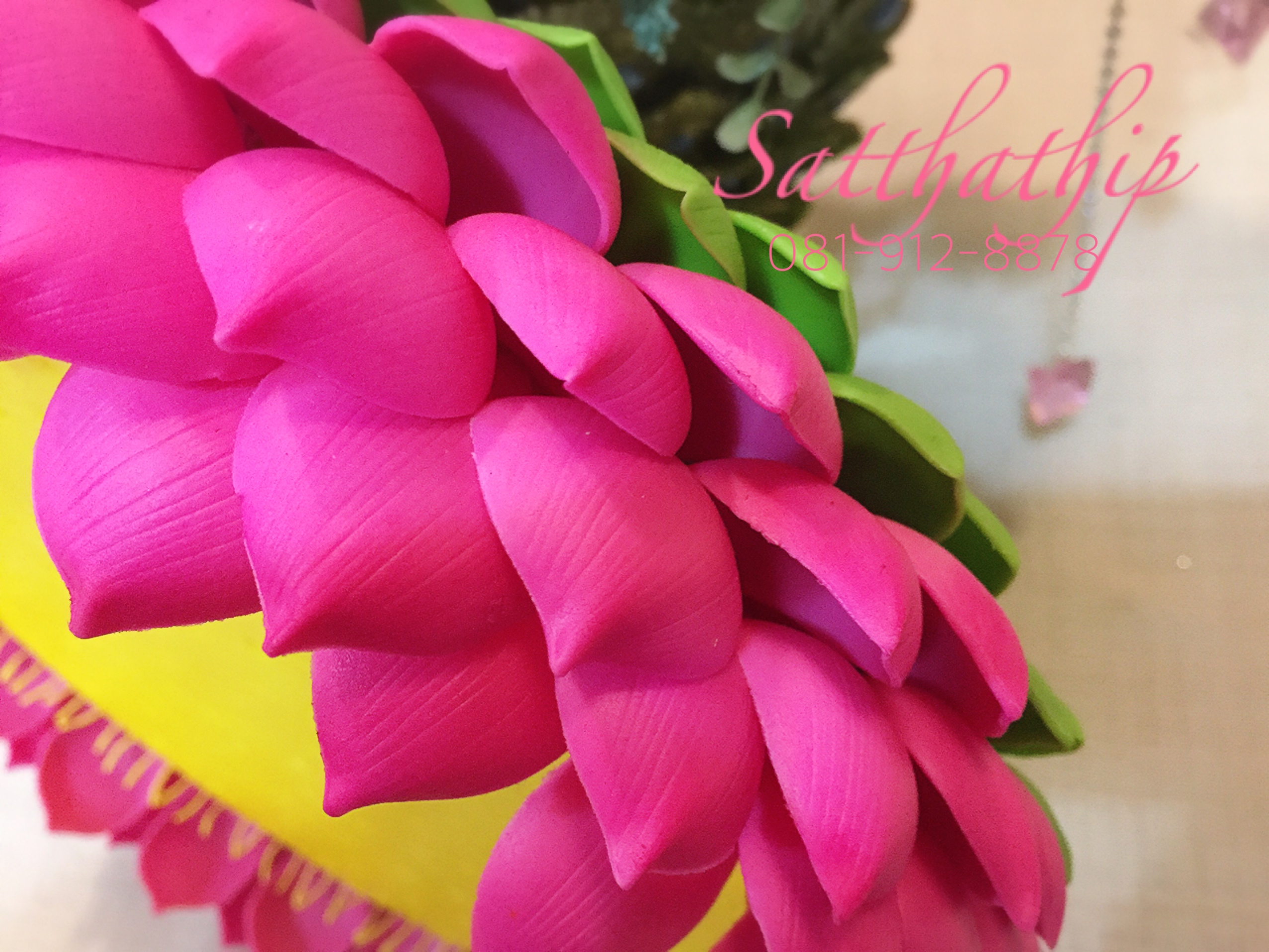 ถาดบัว ประดิษฐ์จากดิน - ฐานบัว ประดิษฐ์จากดิน - พานบัว ประดิษฐ์จากดิน - ถาดบัวดินปั้น - ฐานบัวดินปั้น - พานบัวดินปั้น -Tray