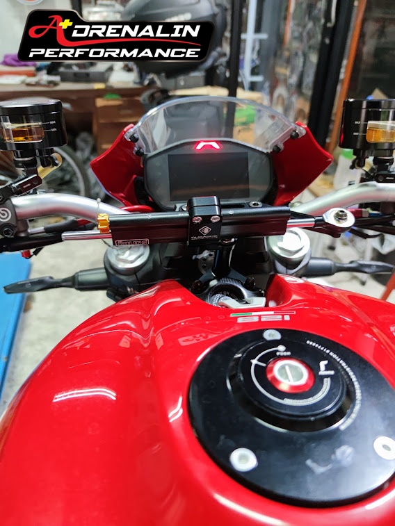 กันสะบัด Ohlins พร้อมขาจับ Ducabike สำหรับ M821