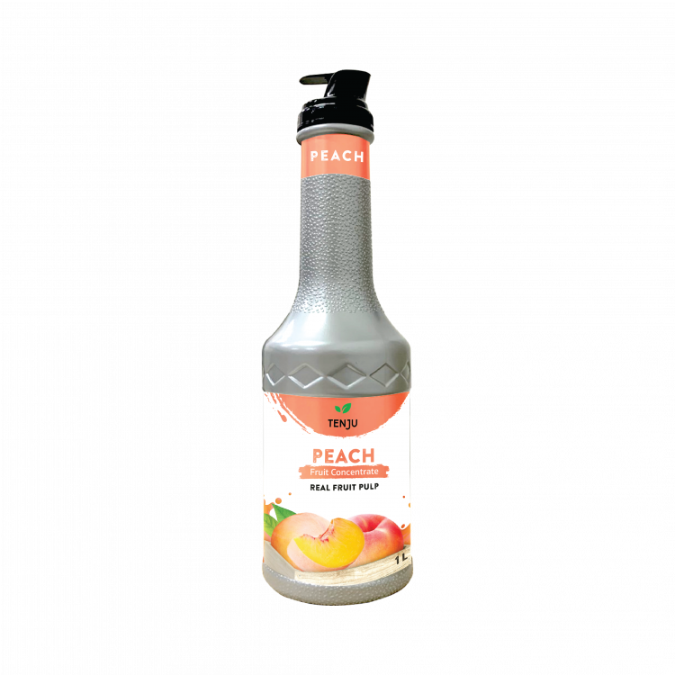 Tenju Fruit Concentrate Peach 1 Lt. เท็นจู น้ำผลไม้เข้มข้น รสพีช 1ลิตร (05-8485)