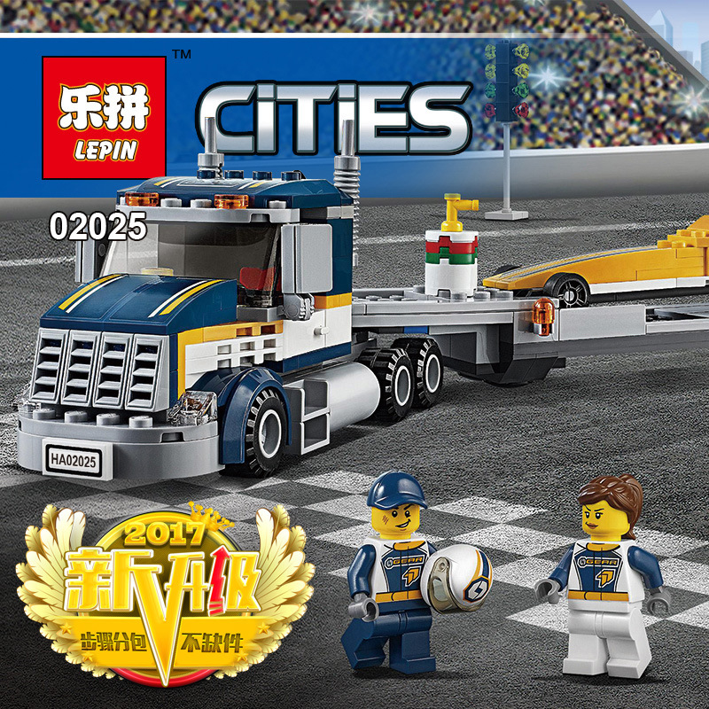 เลโก้จีน LEPIN.02025 ชุด Cities Dragster Transporter