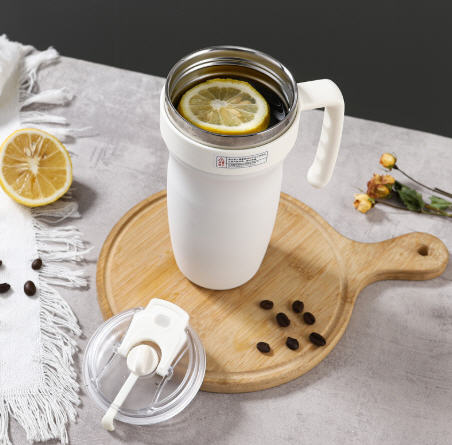 แก้วสแตนเลส,แก้วน้ำสแตนเลส,แก้วน้ำเก็บอุณหภูมิ,แก้วพร้อมหูจับ,316,600ml