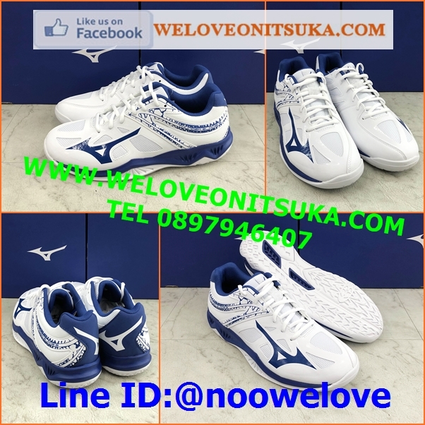 Mizuno Thunder Blade 2 รองเท้ากีฬา Indoor ยอดนิยม สีสวย โดดเด่น ชัดเจน ใส่สบายเท้า V1GA197021