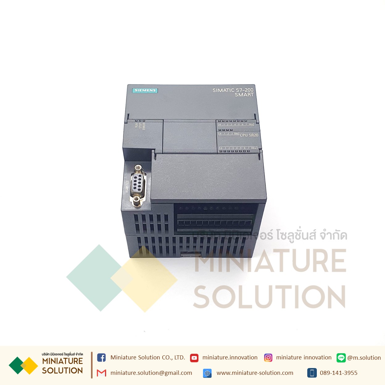 ซีเมนต์ SIMATIC S7-200 SMART PLC CPU SR20 SR30 SR40 ST20 ST30 CR20 SIEMENS analog module AE04 AE08 AM03 AM06 SB CM01 AQ01 AE01 (SR20)