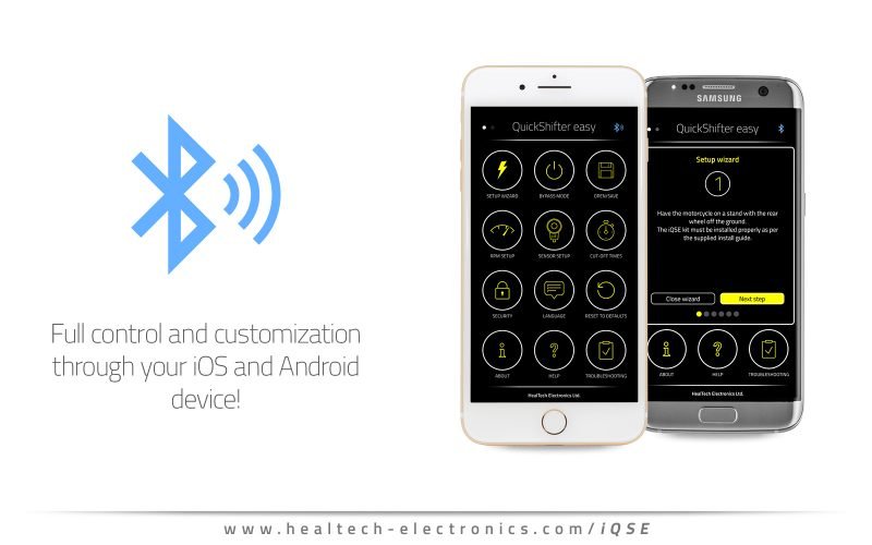 ควิกชิพเตอร์ Healtech สำหรับ Hayabusa เข้าเกียร์แบบไม่ต้องกำคลัทช์