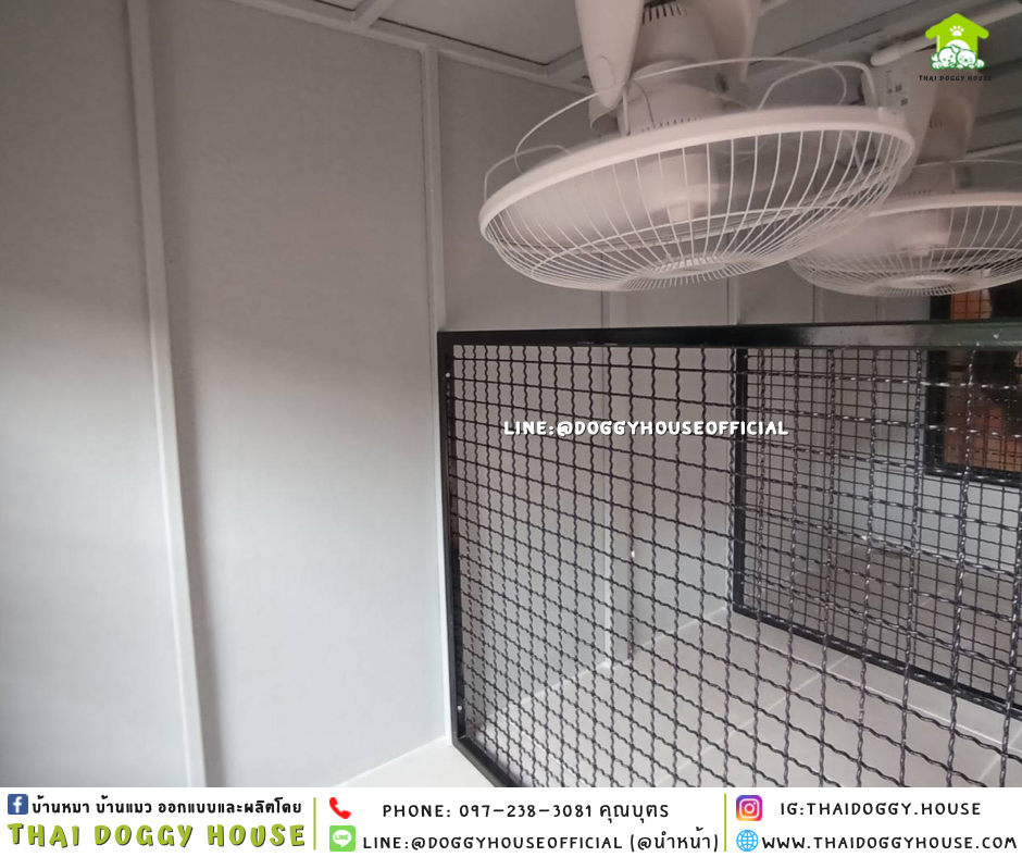 บ้านหมา แบบบ้าน “𝐁𝐎𝐗 𝐒𝐓𝐘𝐋𝐄” 3 ห้อง