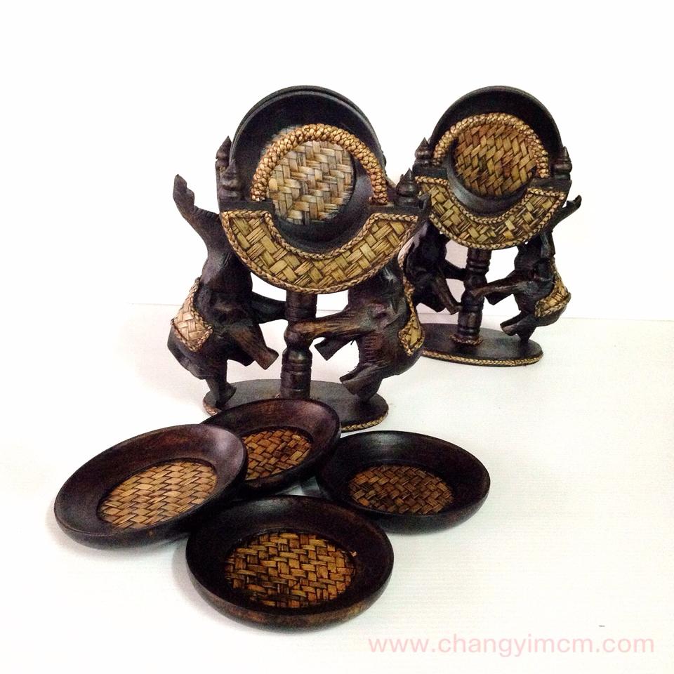 ชุดรองแก้วช้าง (Saucer)