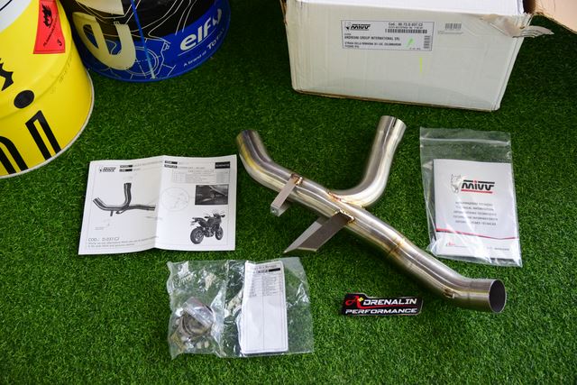 คอท่อ Mivv สำหรับ Multistrada 950 2017+ ใช้ได้กับปลายทุกยี่ห้อ (For Exhibition only)