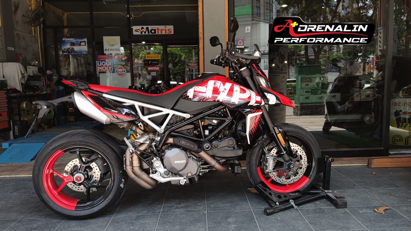 Evotech กันล้มล้อหน้า (Front Axle Protector) สำหรับ HyperMotard 950