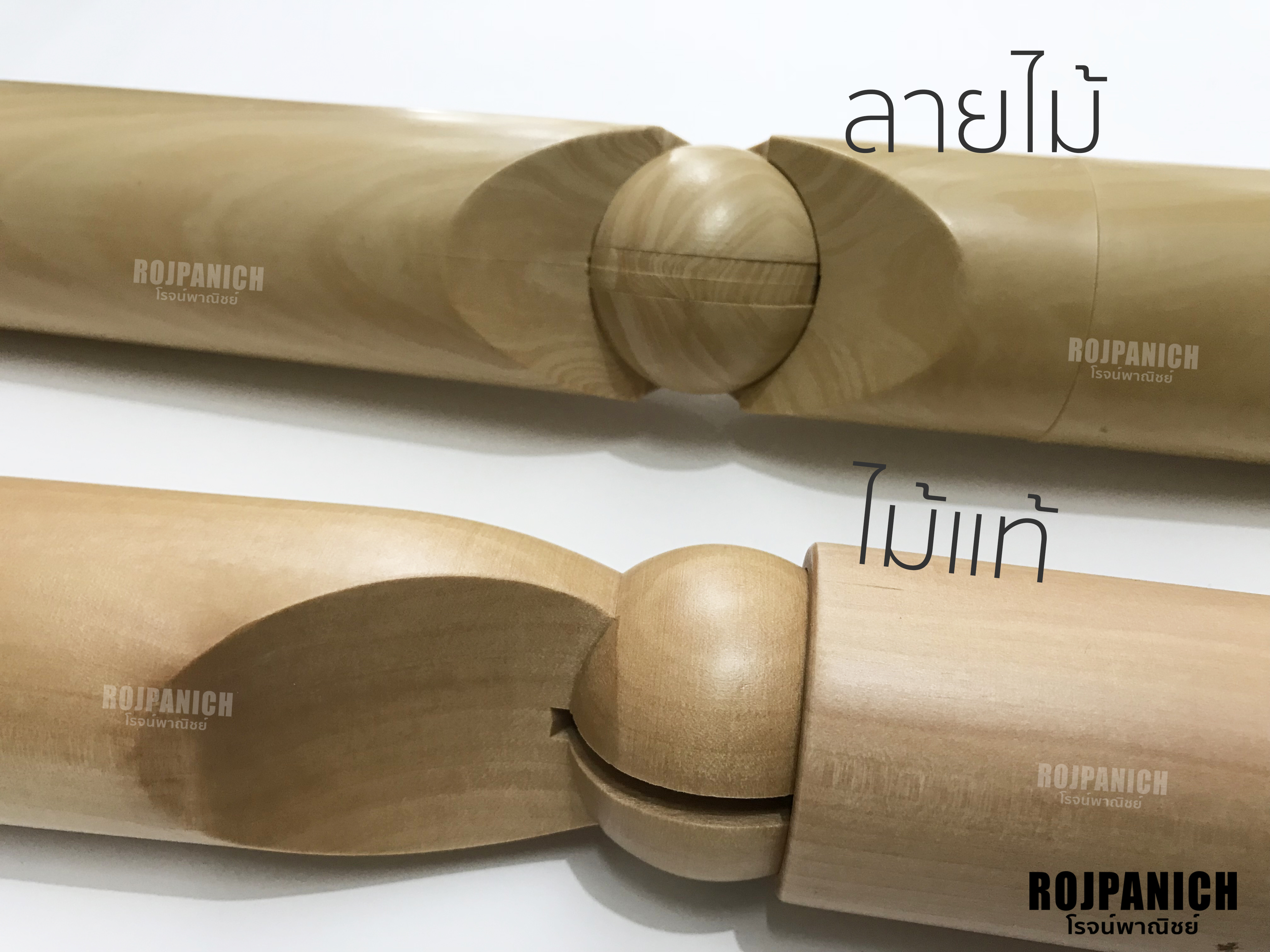 หุ่นเดฟไม้ญแขนลายไม้ผ้าดิบ