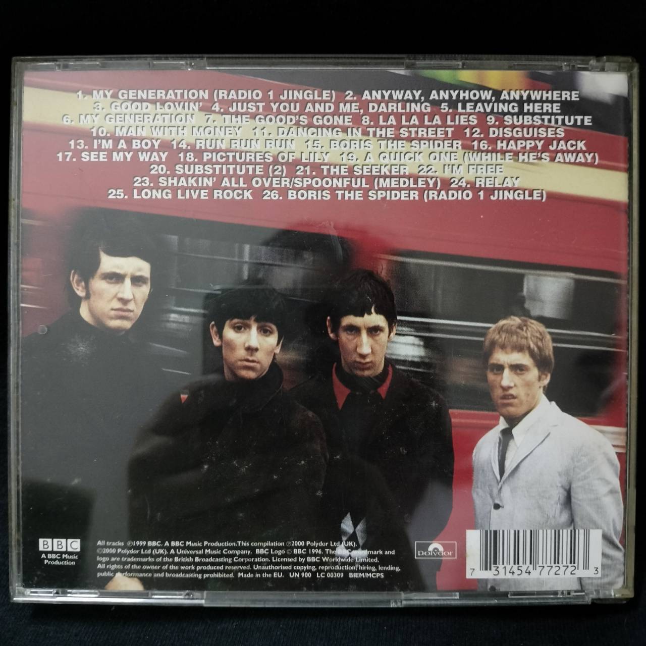 The Who – BBC Sessions / EU / ปกมีจุดเหลือง / แผ่นสวย