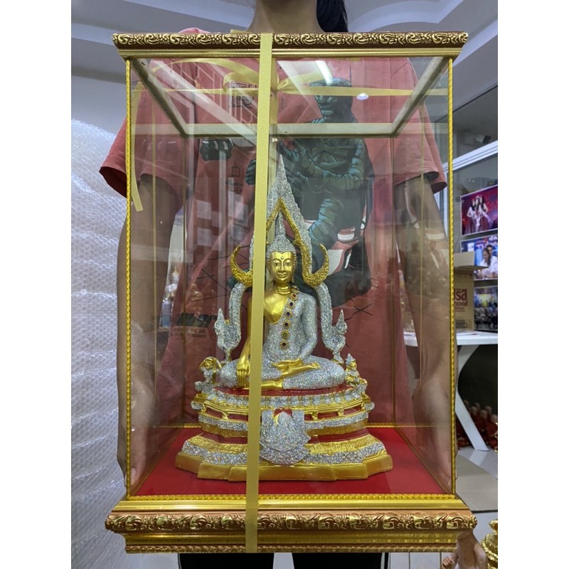 พระพุทธชินราช ราคาพร้อมตู้ ขนาดใหญ่ รับประกันสินค้าเเตก
