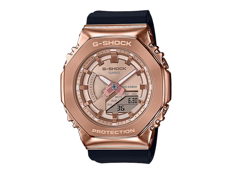 CASIO G-SHOCK นาฬิกาข้อมือ นาฬิกากันน้ำ นาฬิกาของแท้ ประกันศูนย์ CMG 1 ปี รุ่น GM-S2100PG-1A4