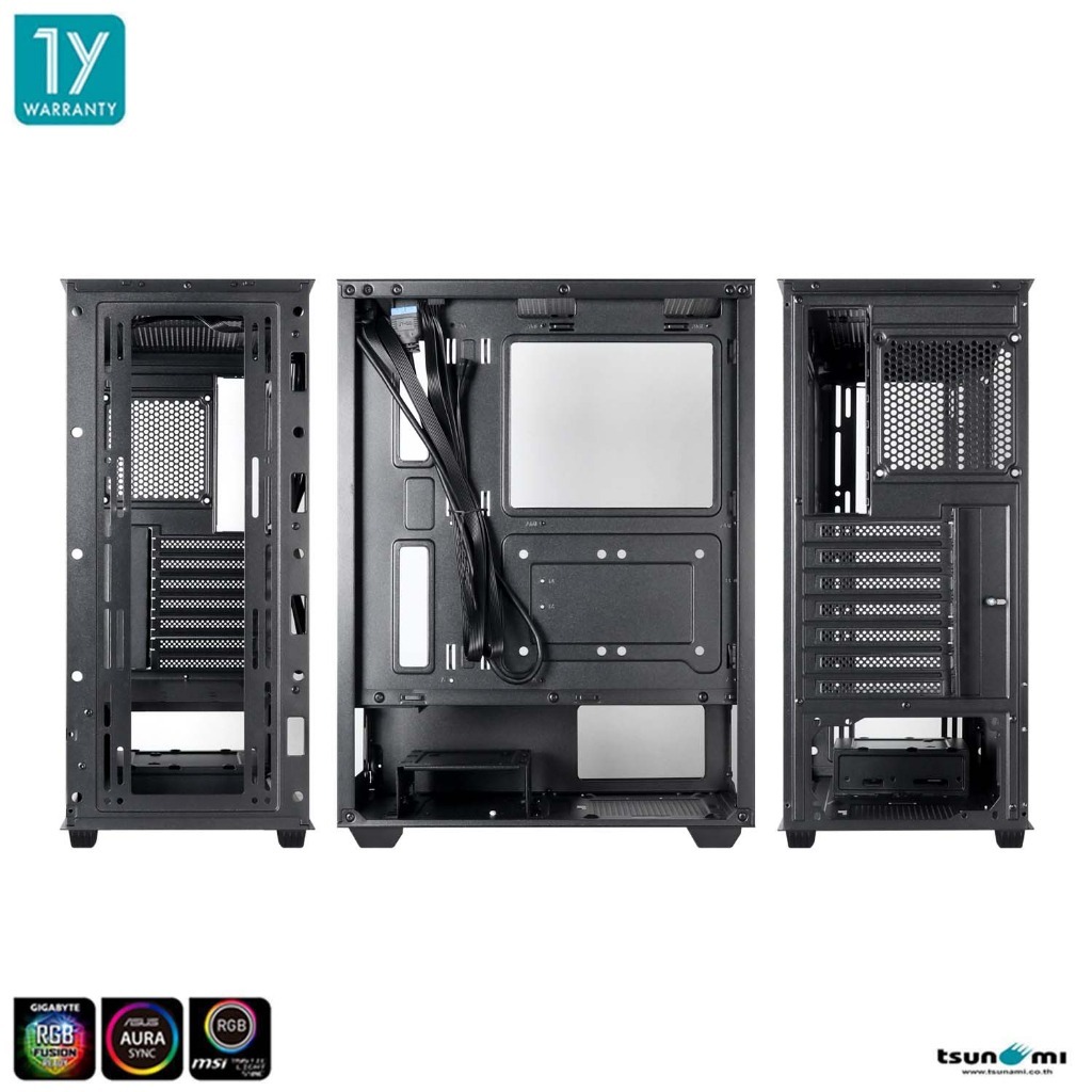 TSUNAMI ADVENTURE 26-F K TG ARGB ATX CASE (FAN 120MMx3) [1Y]