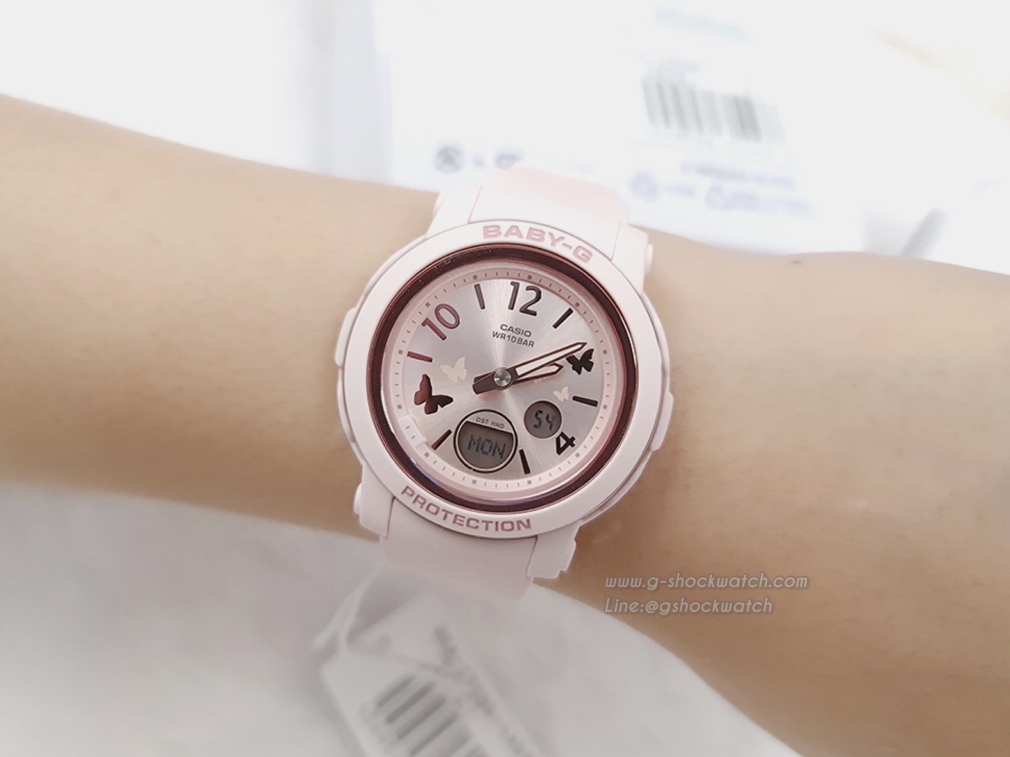 CASIO BABY-G นาฬิกาข้อมือ นาฬิกากันน้ำ นาฬิกาของแท้ ประกันศูนย์ CMG 1 ปี รุ่น BGA-290BD-4A