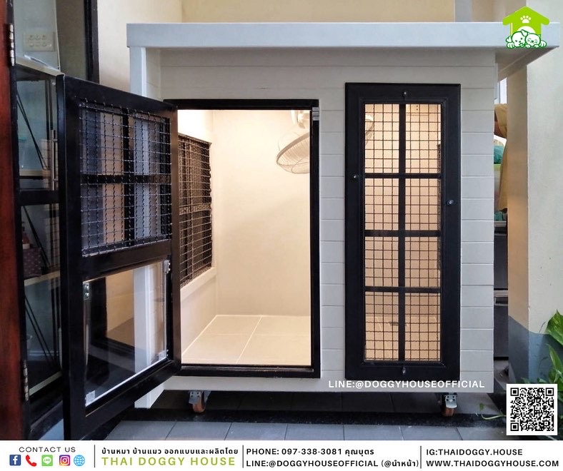 บ้านหมา แบบบ้าน Box style